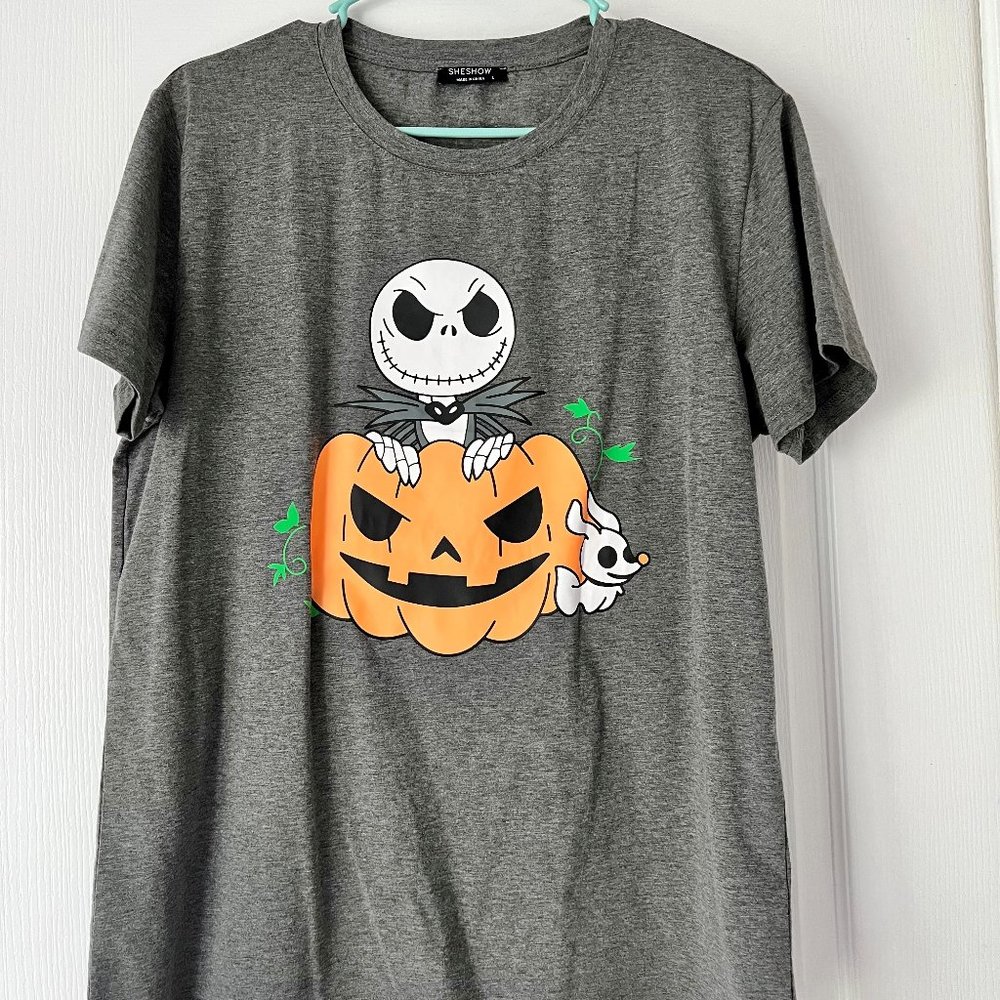 Disney Inspired Jack Skellington and Zero Women's T Shirt